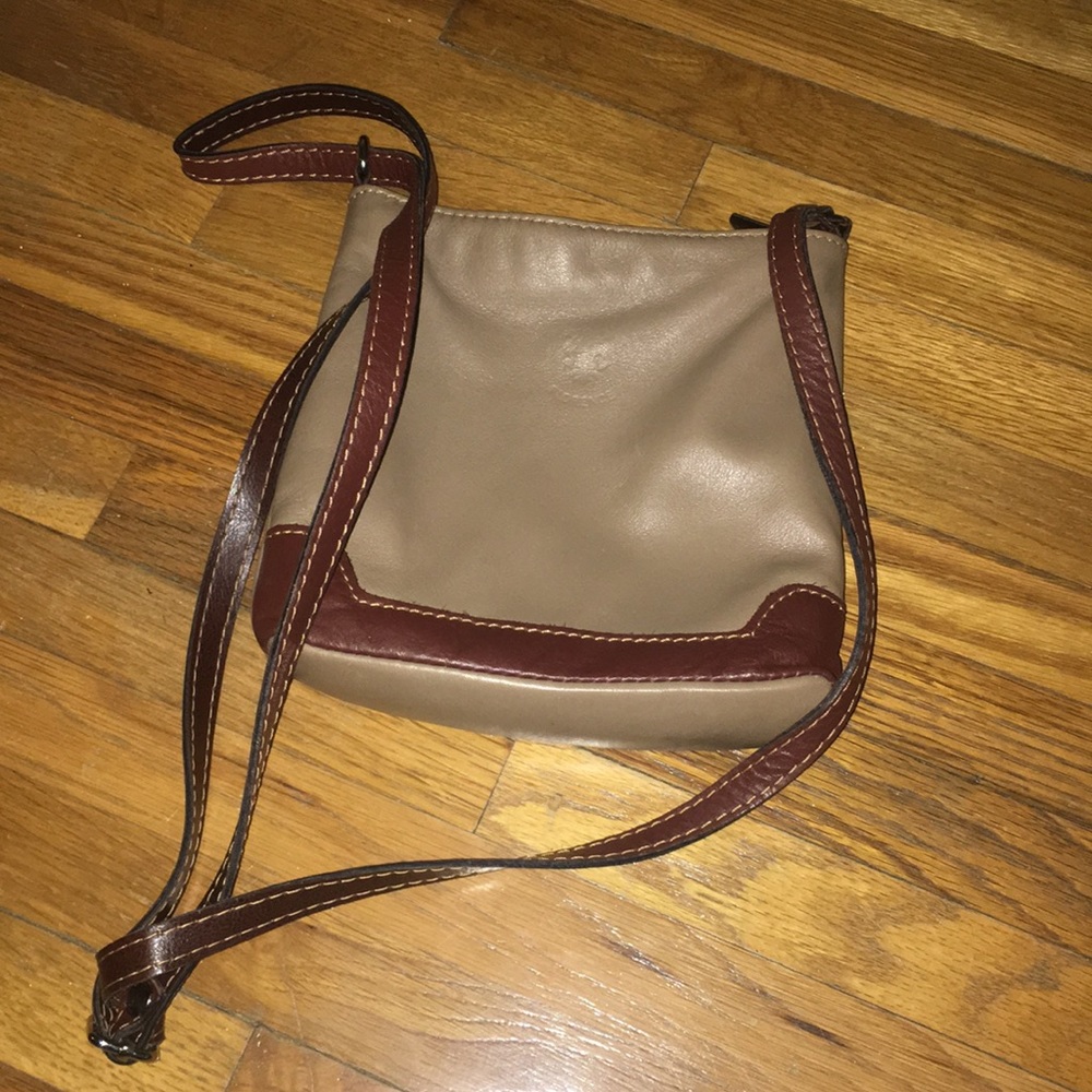 Genuine Leather crossbody purse made in Italy